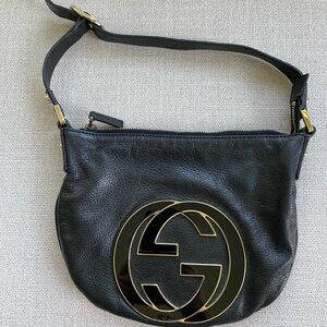 Gucci Small shoulder bag with gold and enamel hardware